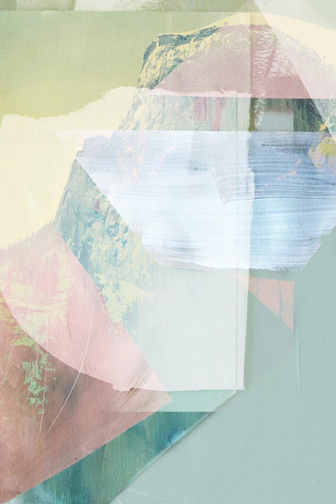 Weiche abstrakte Landschaft von Gemma Bardot