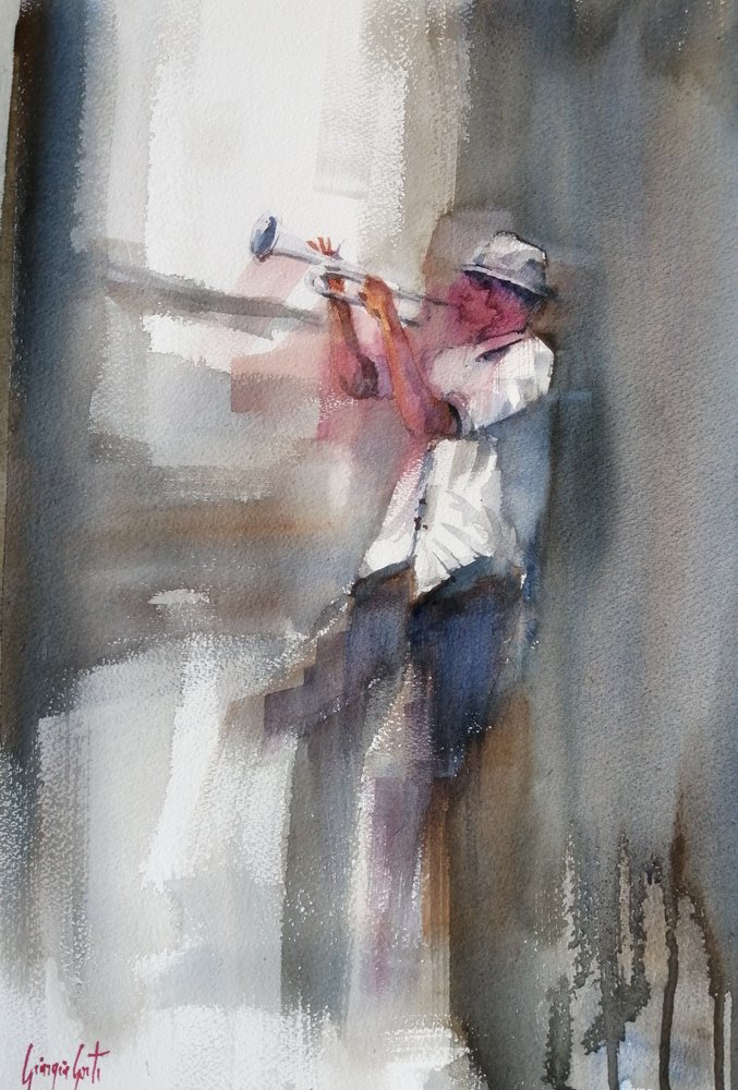 Seelenvoller Jazz-Trompeter von Giorgio Gosti