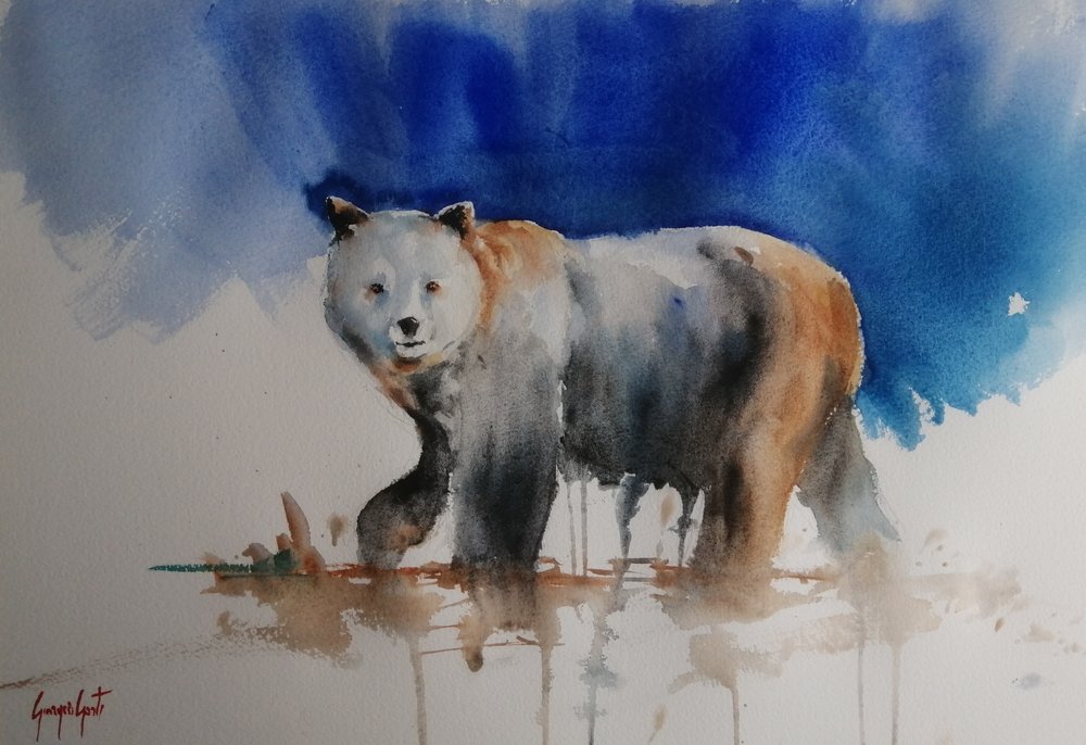 Geist Blauer Bär von Giorgio Gosti