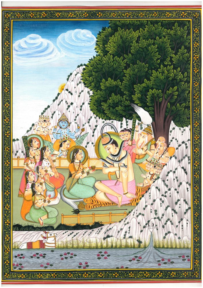 Shiva Parvati Göttliches Treffen von IMAGINEERS STUDIO