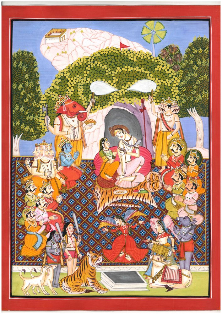 Shiva Parvati Göttliche Versammlung von IMAGINEERS STUDIO
