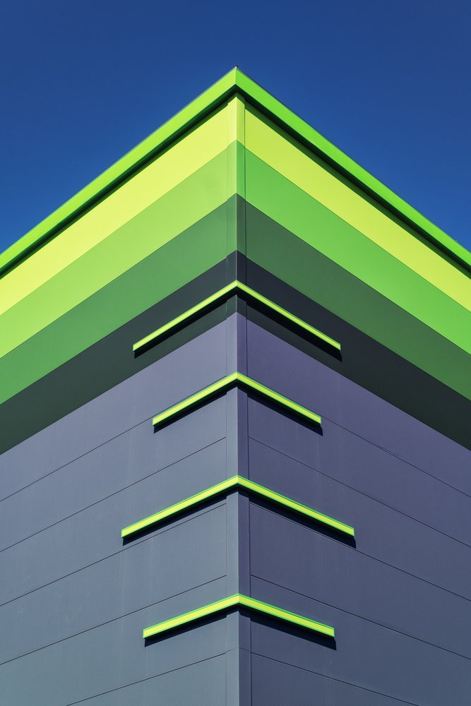 Moderne Grüne Geometrie von Igor Bakotic
