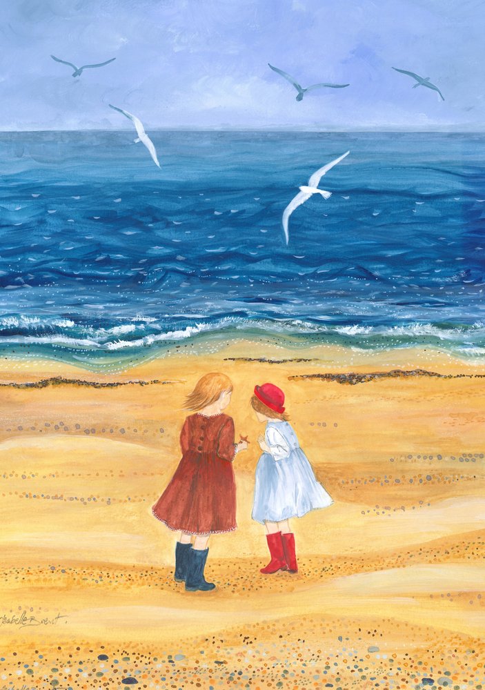 Freunde am Strand von Isabelle Brent