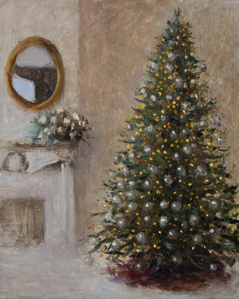 Eleganter Weihnachtskamin von James Zamora
