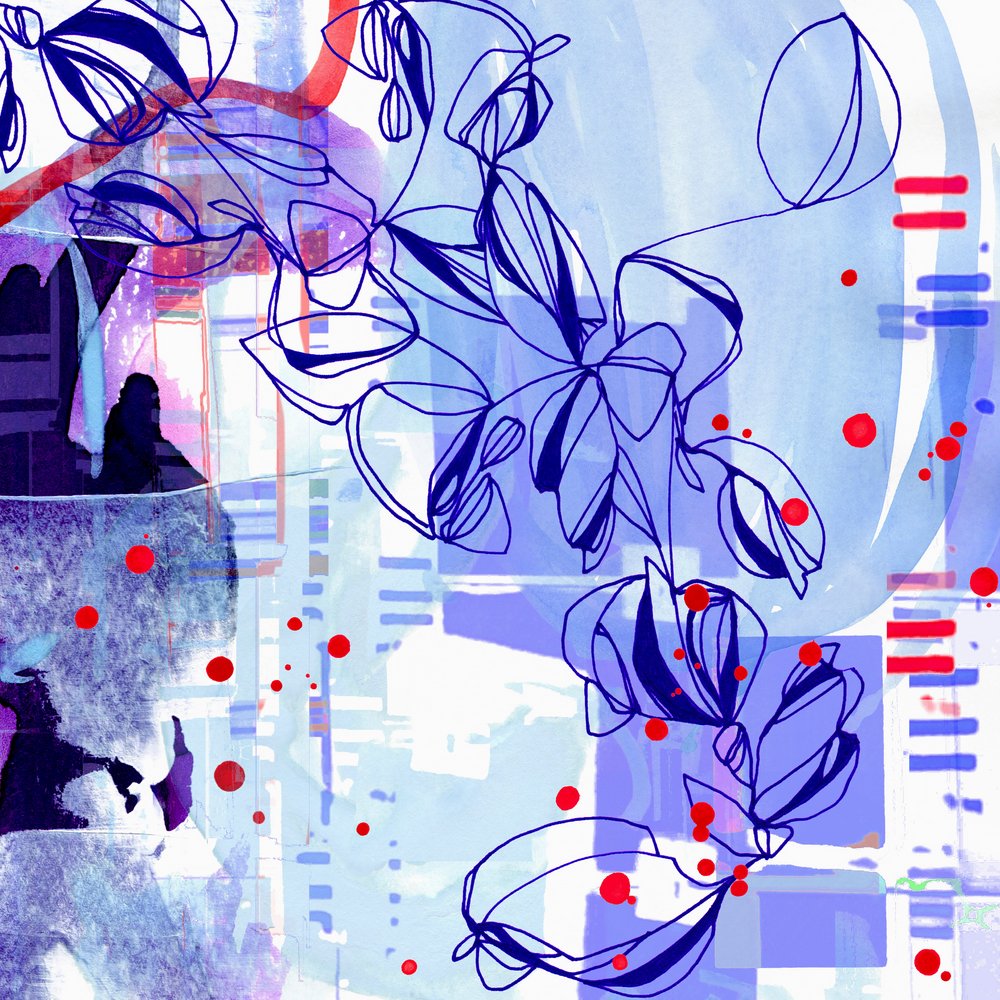 Abstrakte Stadt-Botanicals von Jenja Braun