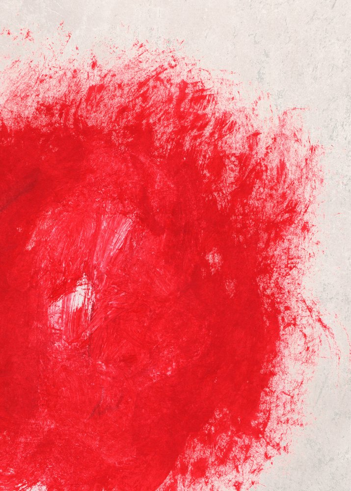 Lebendige rote Textur von Jenja Braun