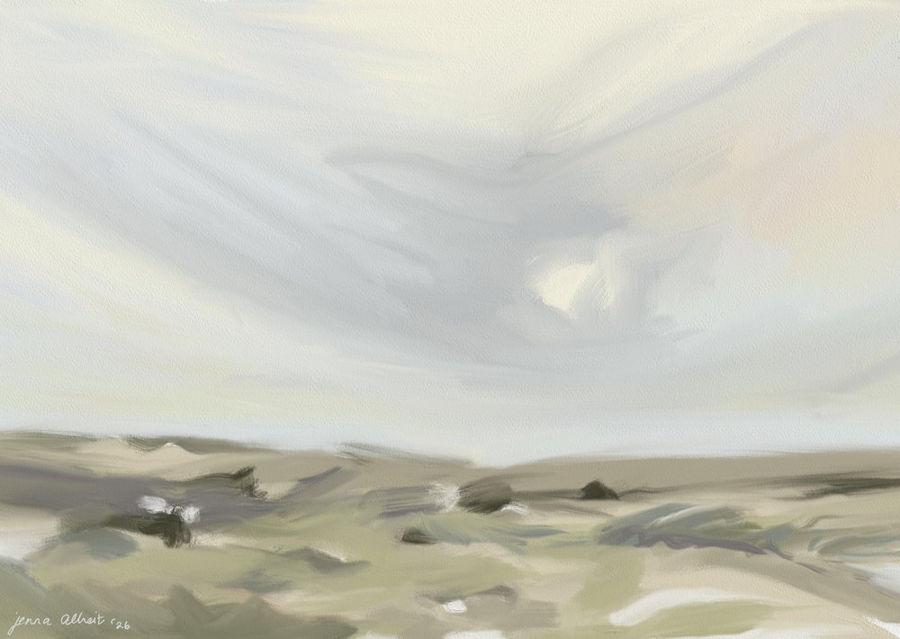 Gelassene Himmelslandschaft von Jenna Alheit