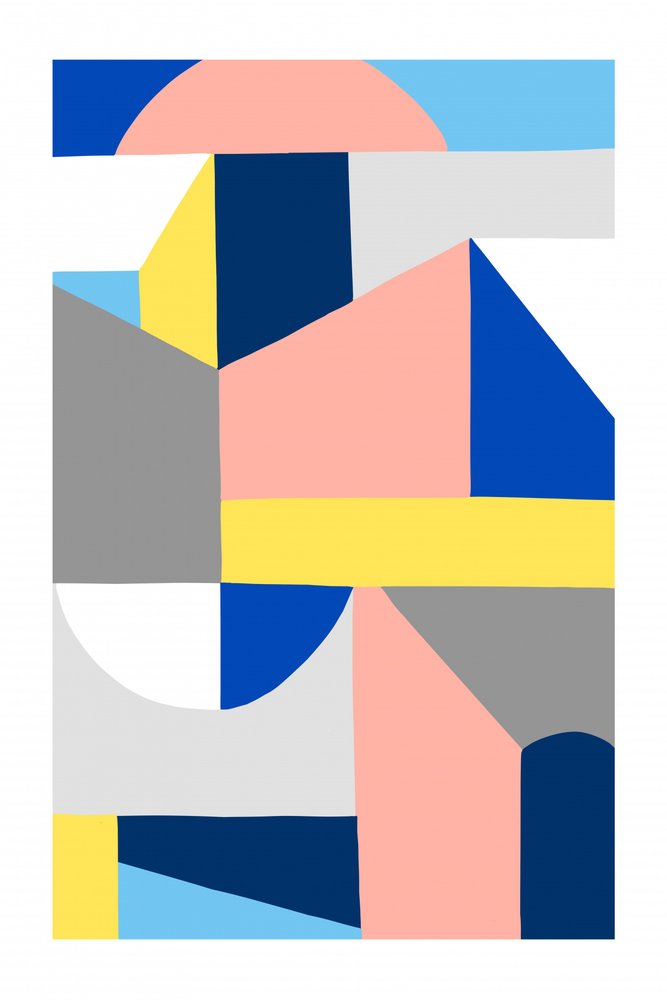 Verspielte geometrische Formen von Jilli Darling