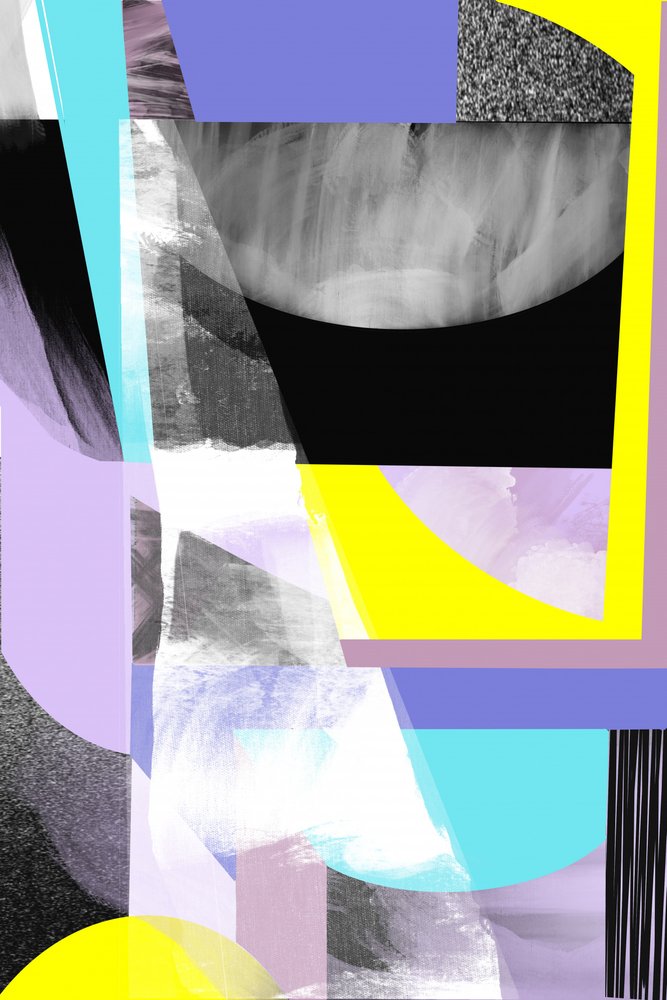 Lebendige abstrakte Formen von Jilli Darling