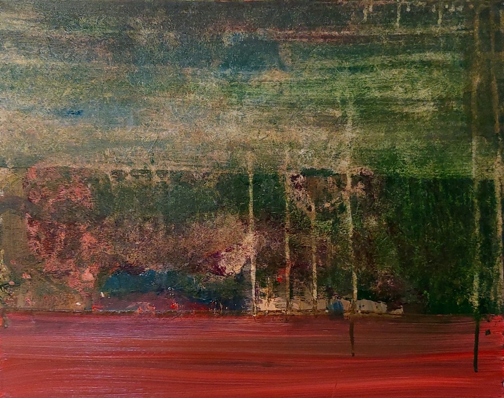 Abstrakte Waldlandschaft von Joackim Schou Dahle