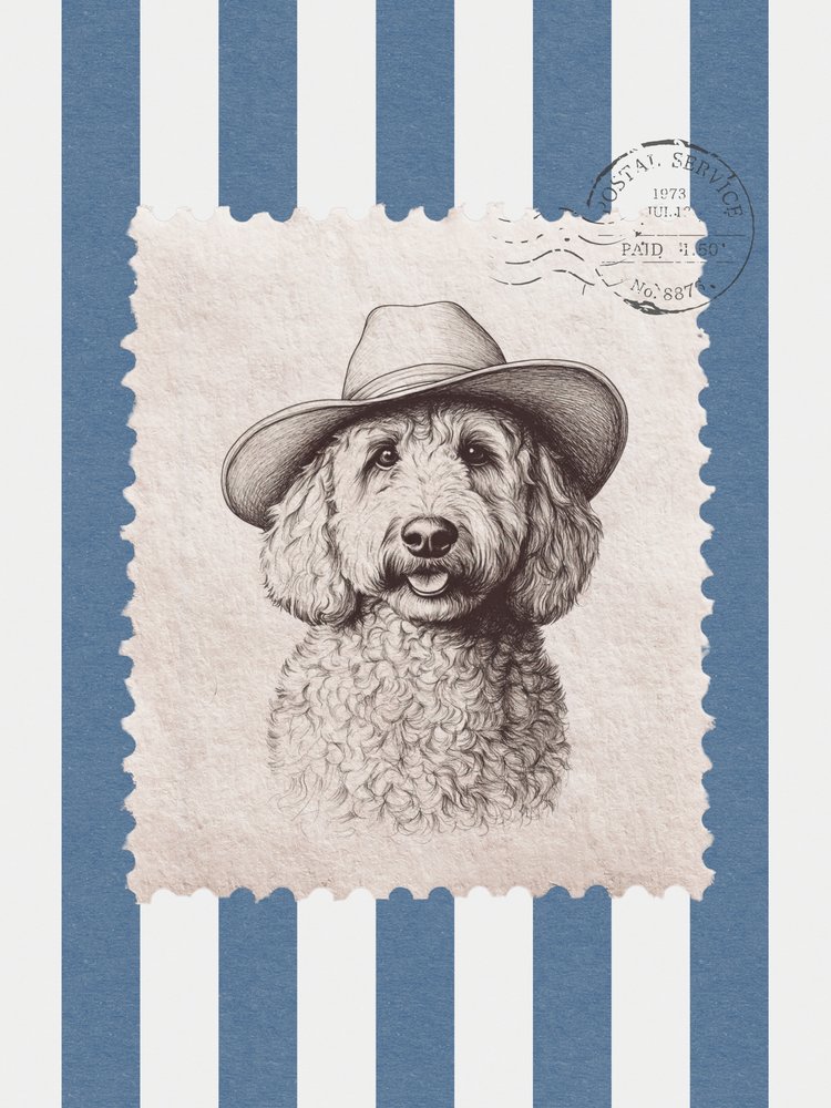 Doodle Hund Cowboy Stempel von Jolly and Dash
