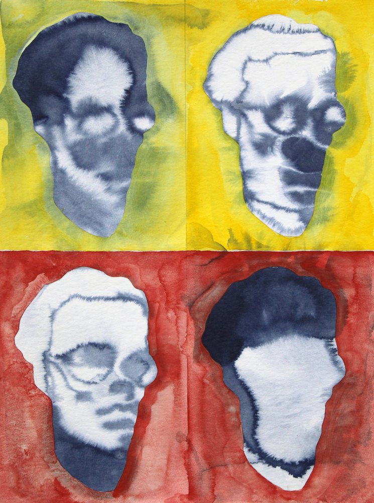 Ausdrucksstarke Aquarellköpfe von Joshua Hoskins