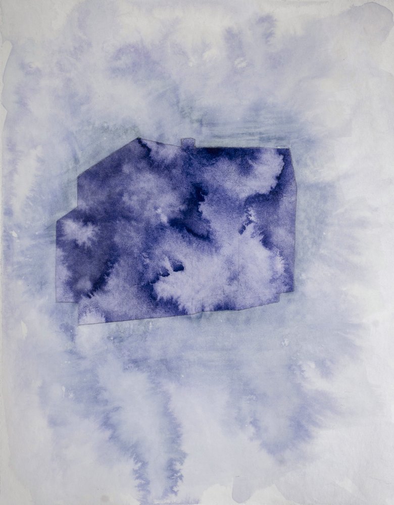Nebeliges Blaues Zuhause von Joshua Hoskins