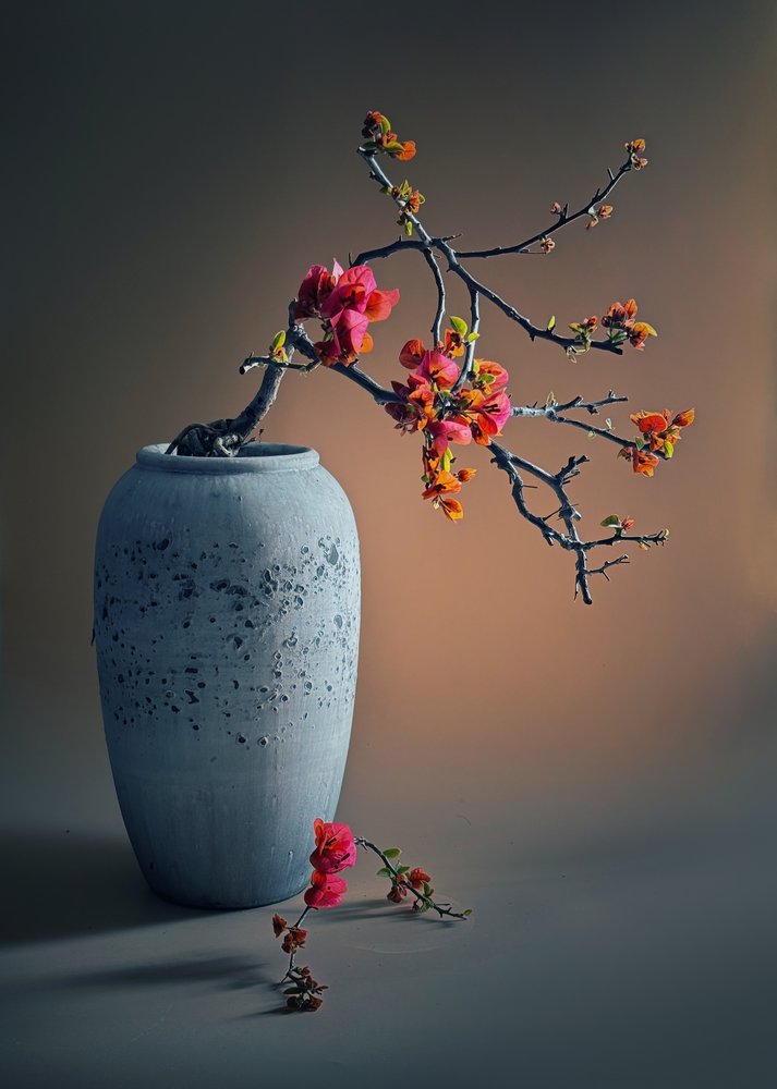 Zen Blumenarrangement von Judy Tseng