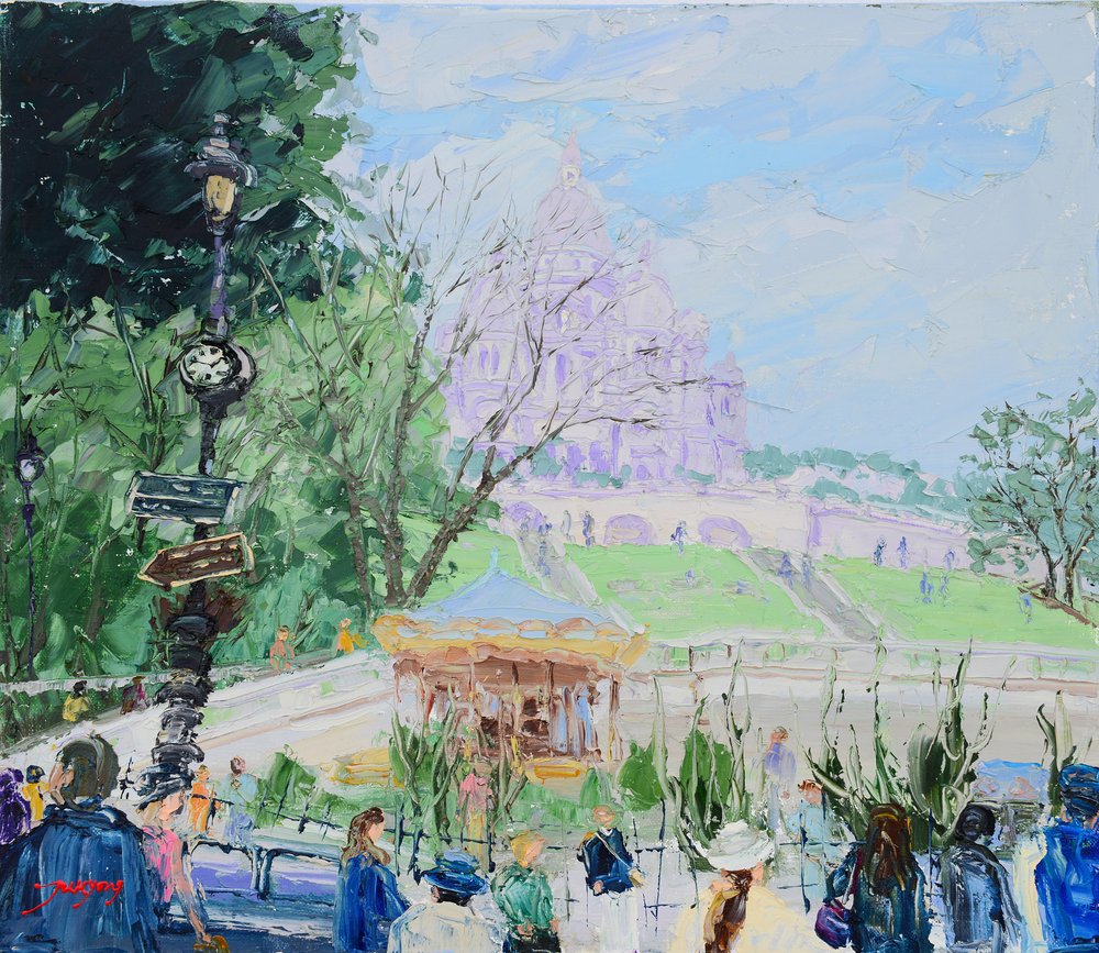 Sacre Coeur Montmartre Karussell von Jukyong Park