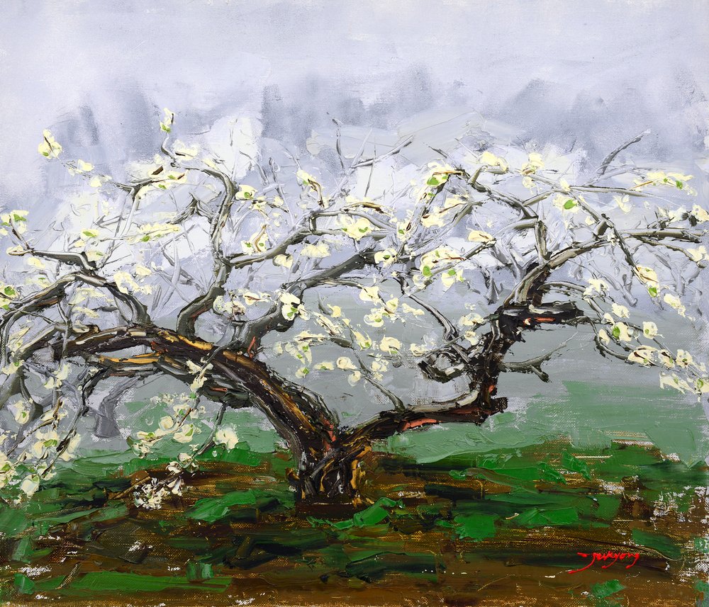 Frühlingsblütenbaum von Jukyong Park