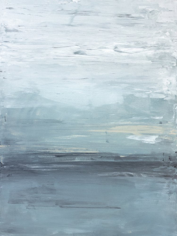 Ein ruhiger nebliger Horizont von Julia Contacessi