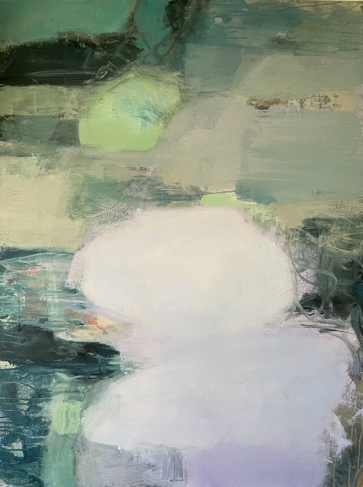 Ruhige abstrakte Landschaft von Julia Purinton