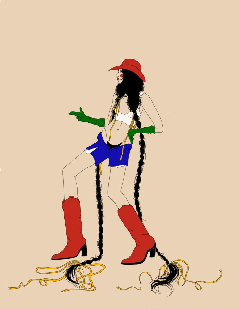 Moderner Cowgirl-Stil von Juliana Kokolari