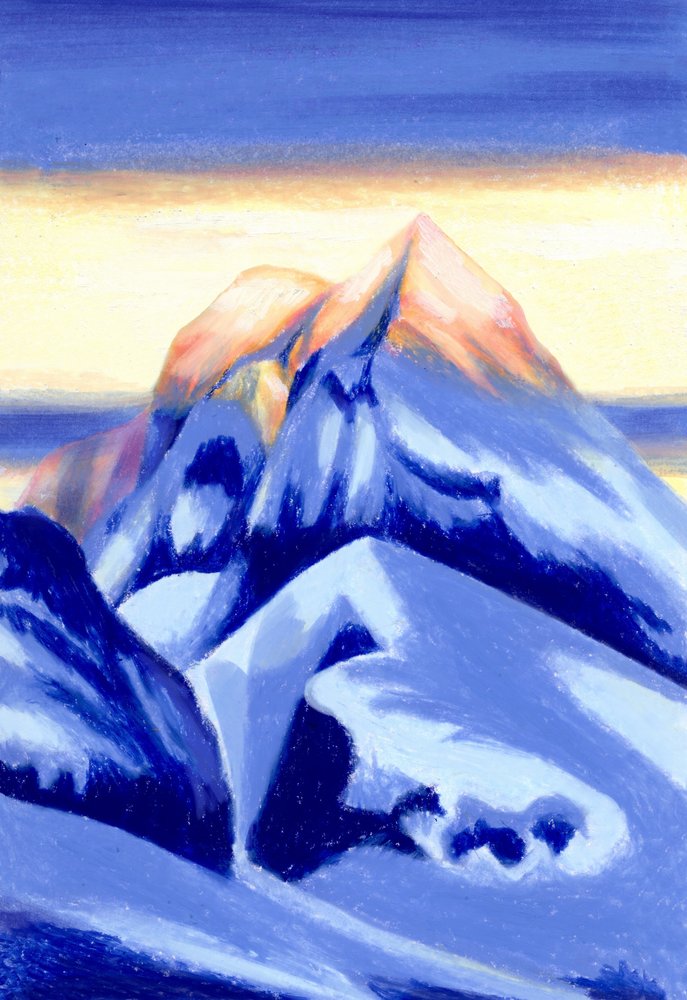 Majestätisches Alpenglühen von Julie Lesouef