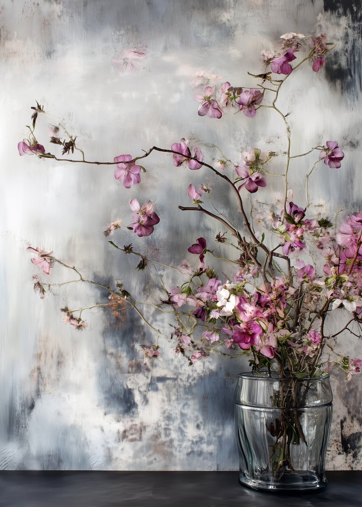 Zarte Rosa Blüten von Justyna Jaszke