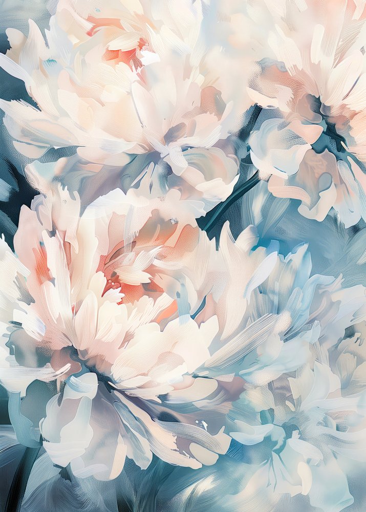 Zarte rosa Pfingstrosen von Justyna Jaszke