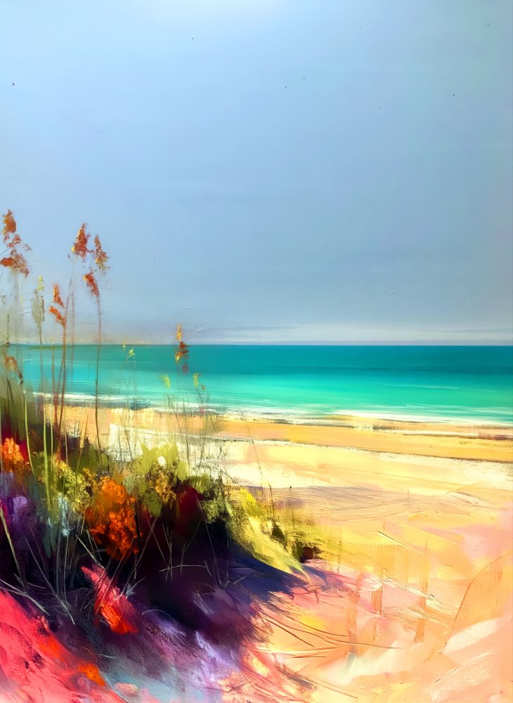 Lebendige Strandsanddünen von Justyna Jaszke