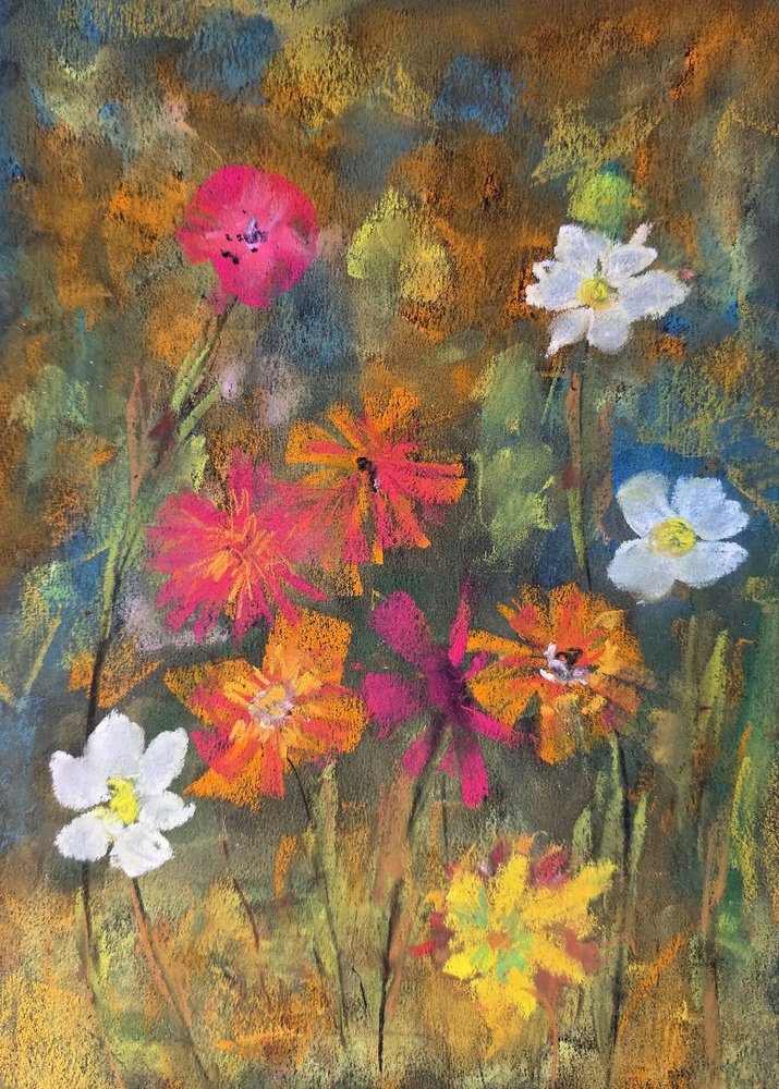 Lebendige Wiesenblumen von Justyna Jaszke