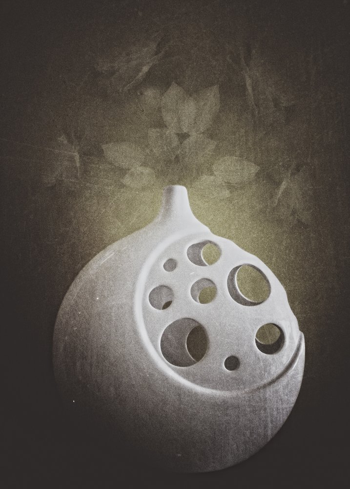 Moderner Lotus Vase von Kahar Lagaa