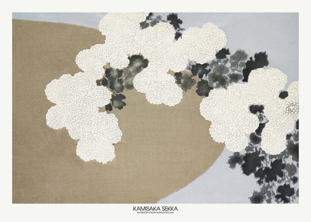 Blüten aus Mogoyogusa von Kamisaka Sekka