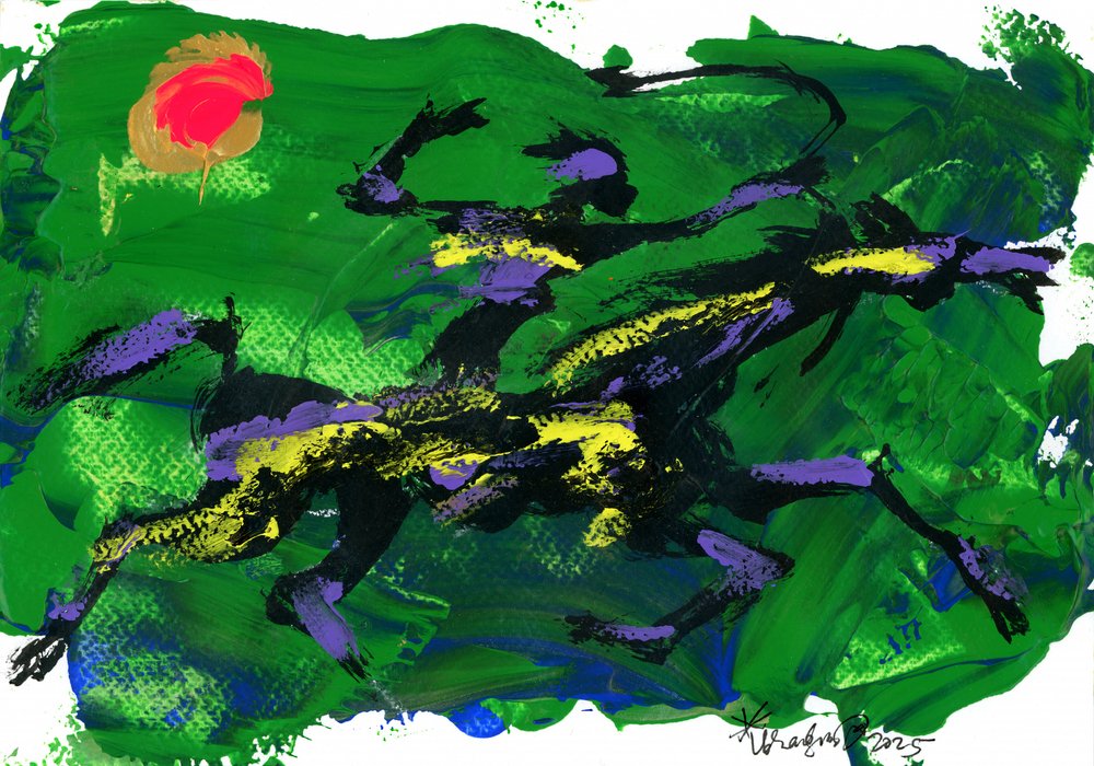 Dynamisches Rennpferd von Kanat Ibragimov