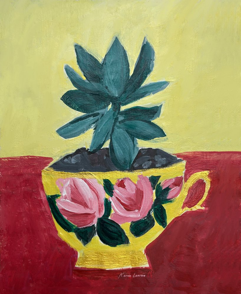 Saftige Teetassenrosen von Karin Lauria