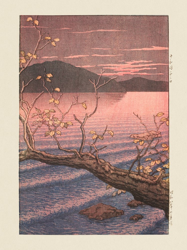 Towada-See, Aomori (1932) von Kawase Hasui