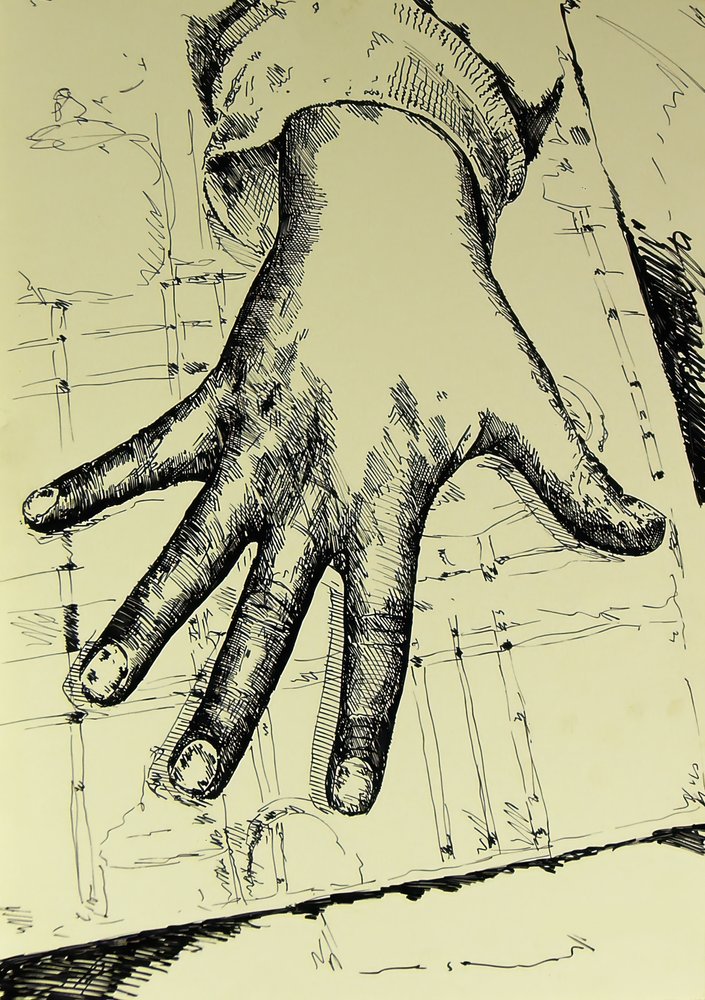Architektonische Handskizze von Kulik