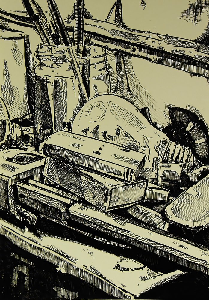 Stillleben im Atelier des Künstlers von Kulik
