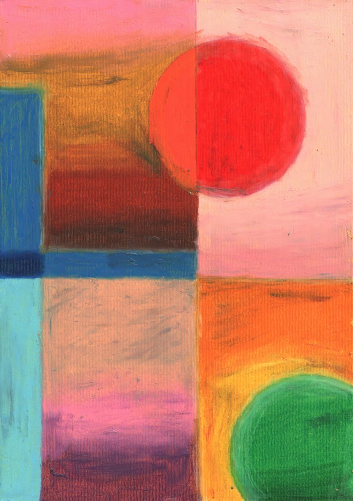 Geometrische Farbblöcke von Kulik