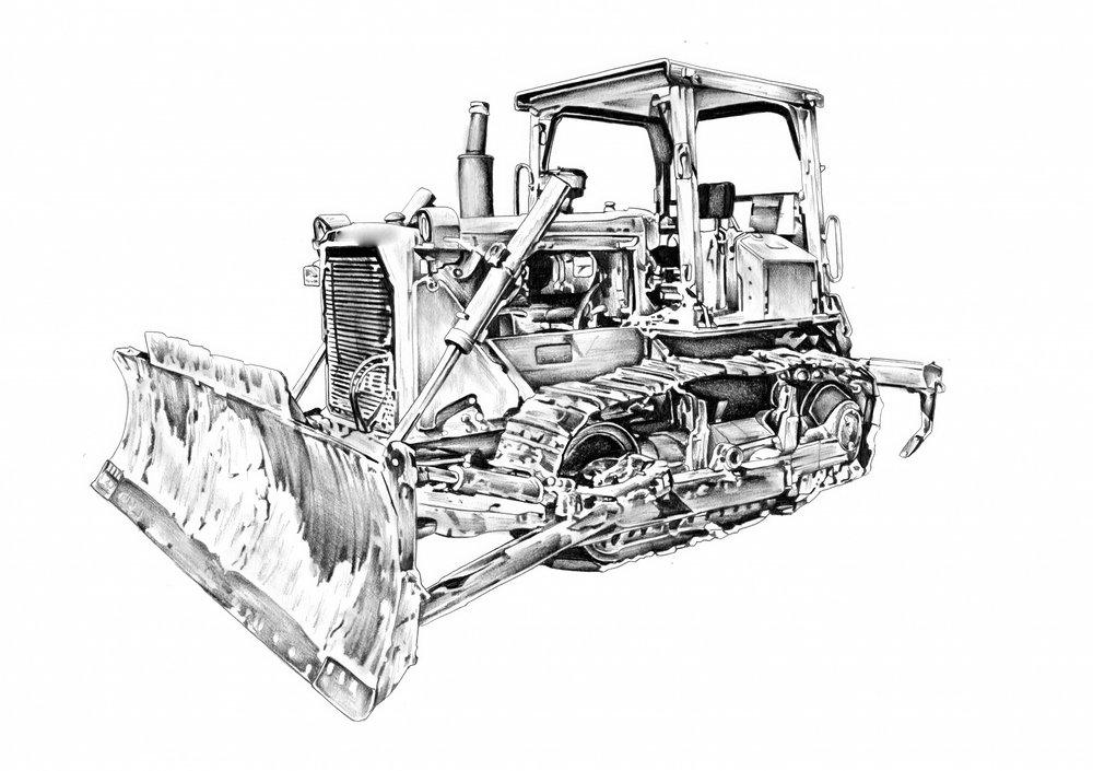 Schwerer Bulldozer von Kulik