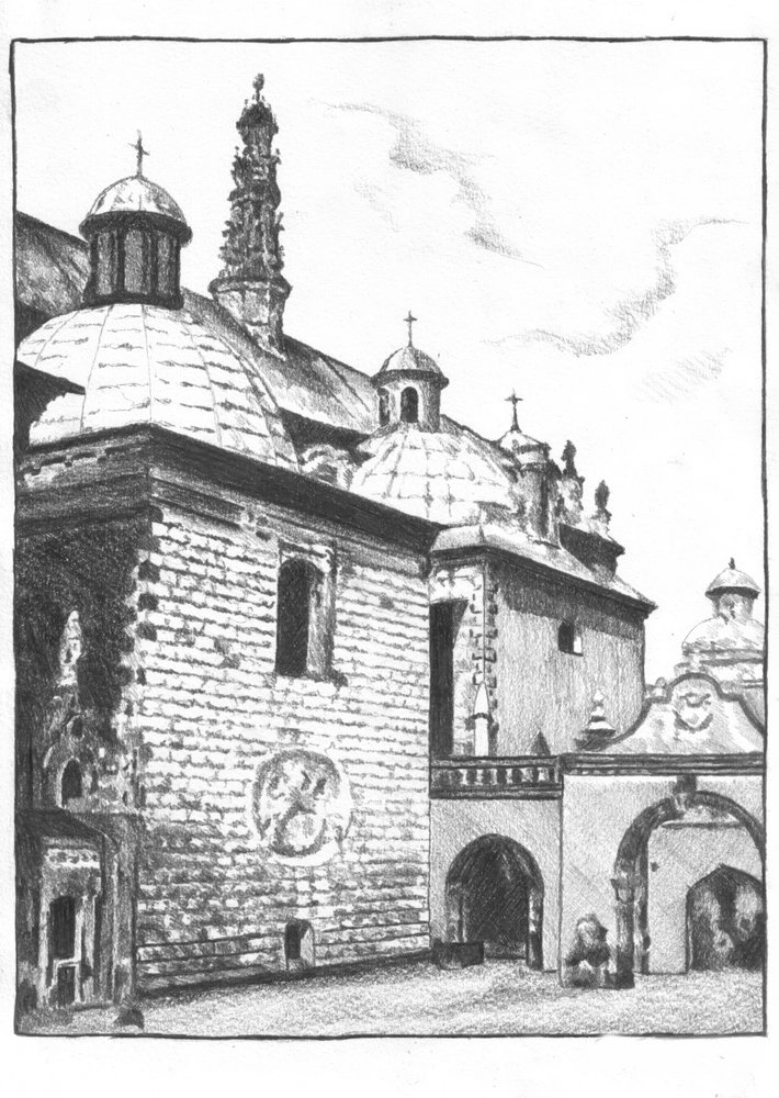 Historische Kirchkuppeln von Kulik