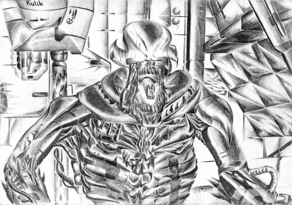 Bedrohliches Sci-Fi-Wesen von Kulik