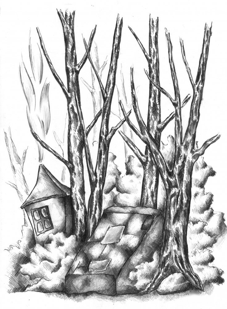 Surreales Waldhaus von Kulik