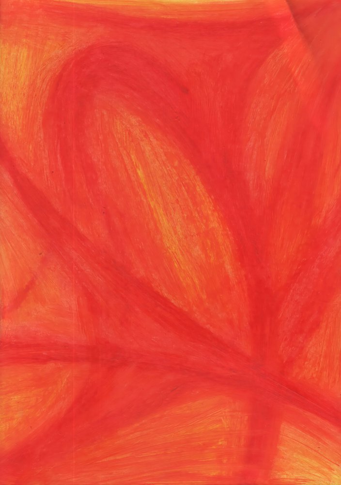 Lebhaftes rotes Abstrakt von Kulik