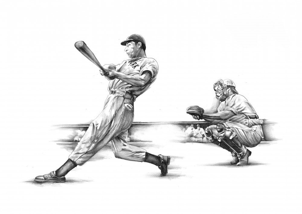 Vintage Baseballschwung von Kulik