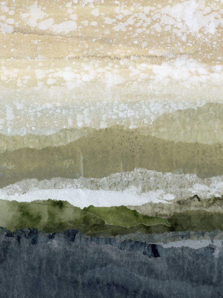 Abstrakte Bergschichten von Lara Eckerman