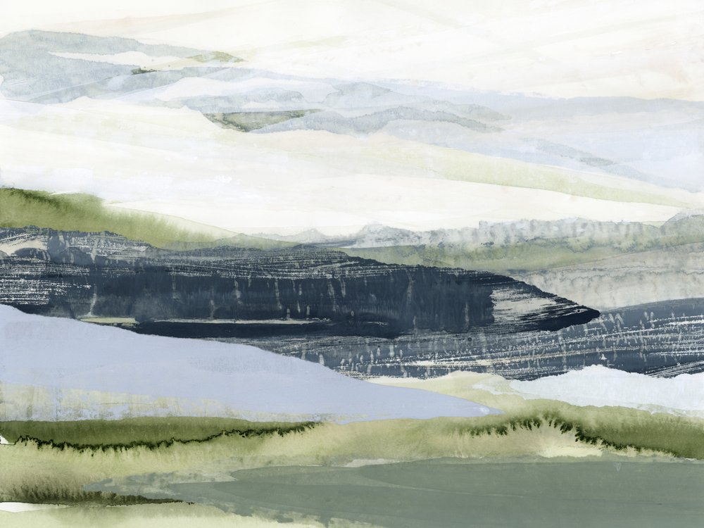 Gedämpfte Berglandschaft von Lara Eckerman