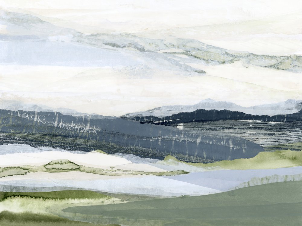 Serene Abstrakte Landschaft von Lara Eckerman