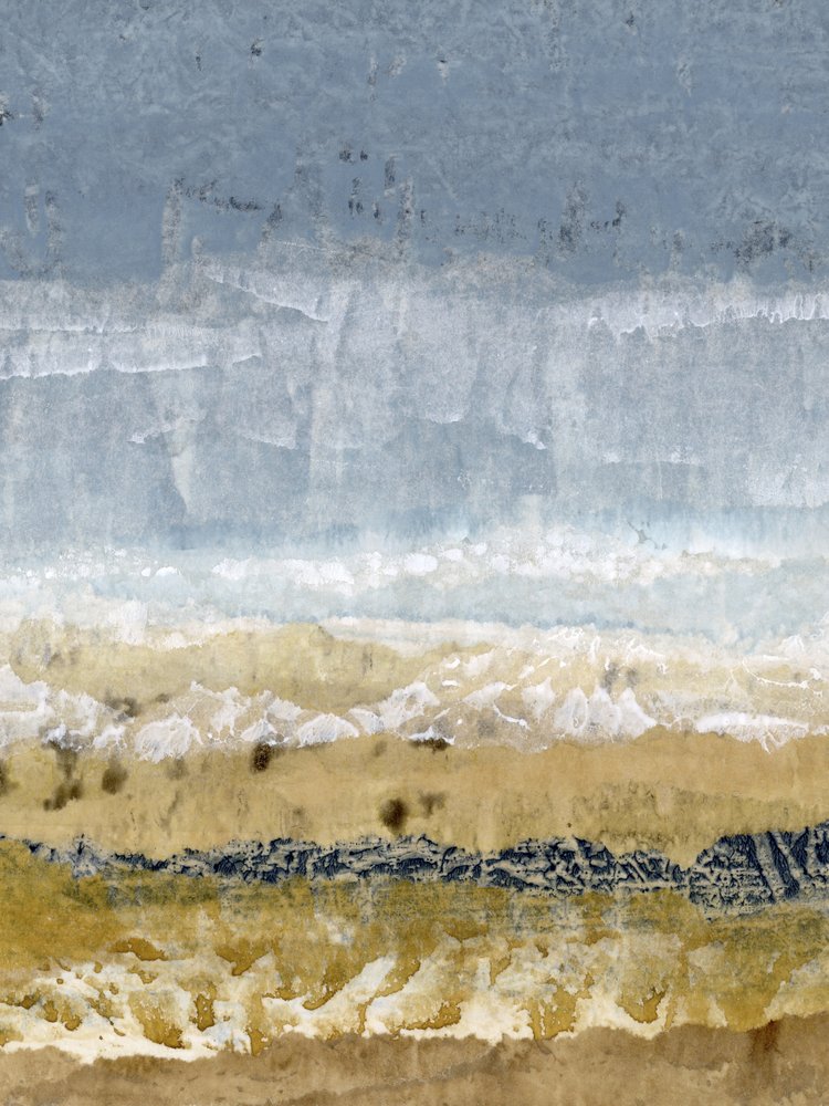 Serener Strand in Schichten von Lara Eckerman