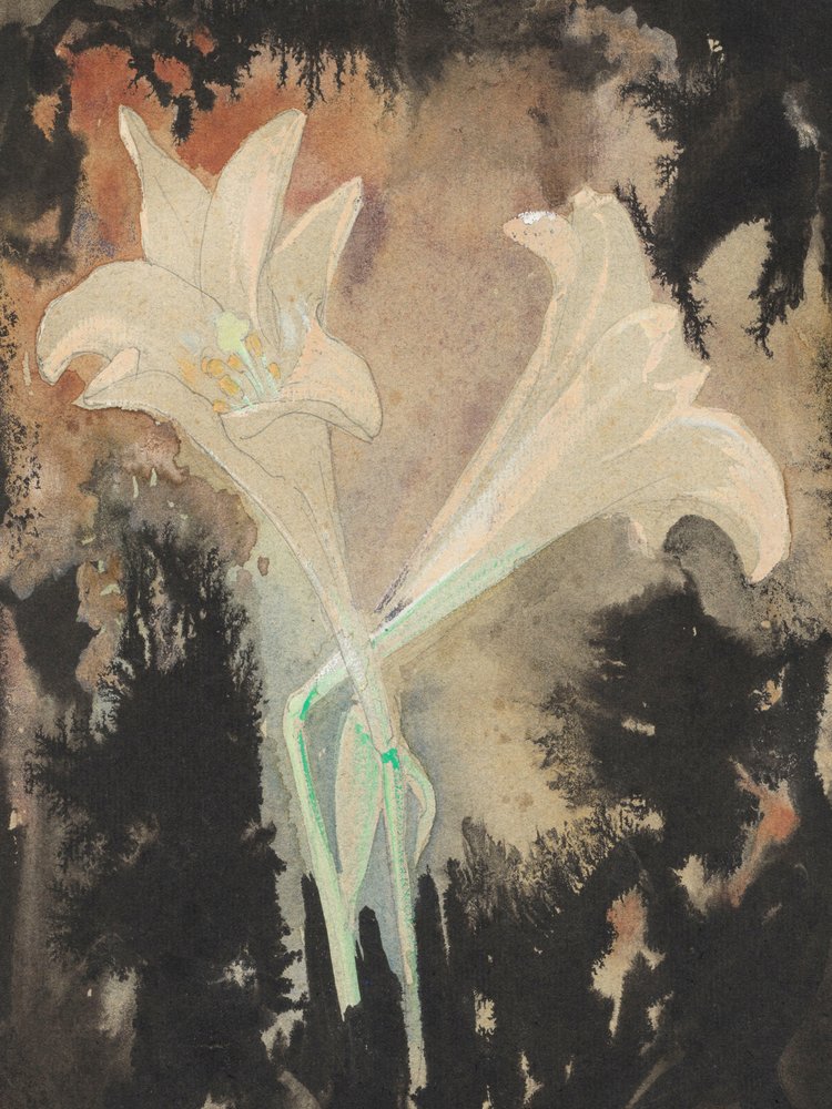 Zwei Blumen (1902) von Leo Gestel von Leo Gestel