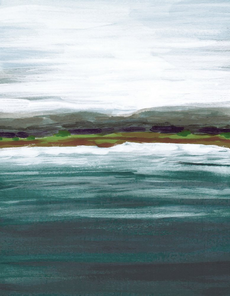 Ruhiger Seehorizont von Lori Ann Folz