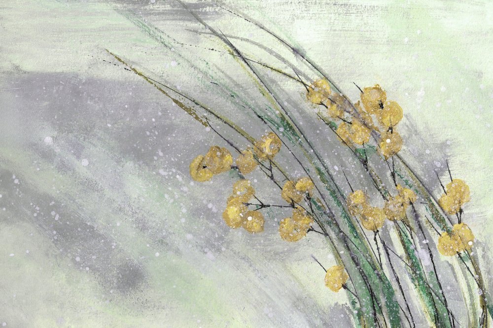 Zarte gelbe Blüten von Lori Ann Folz