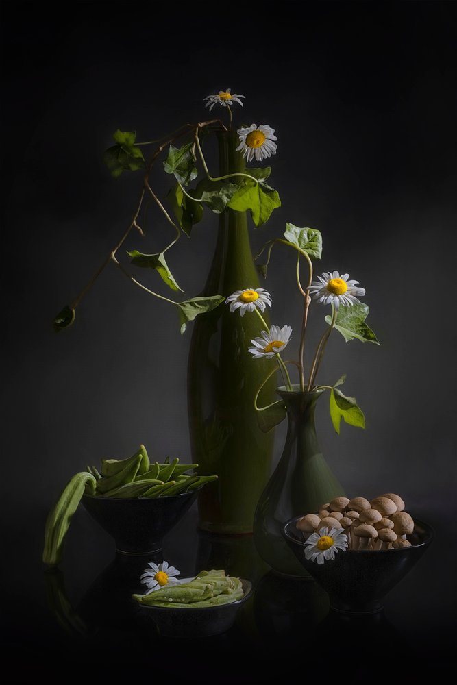 Gänseblümchen und frische Produkte von Lydia Jacobs